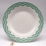6 flat plates "Digoin Sarreguemines"- model Lola