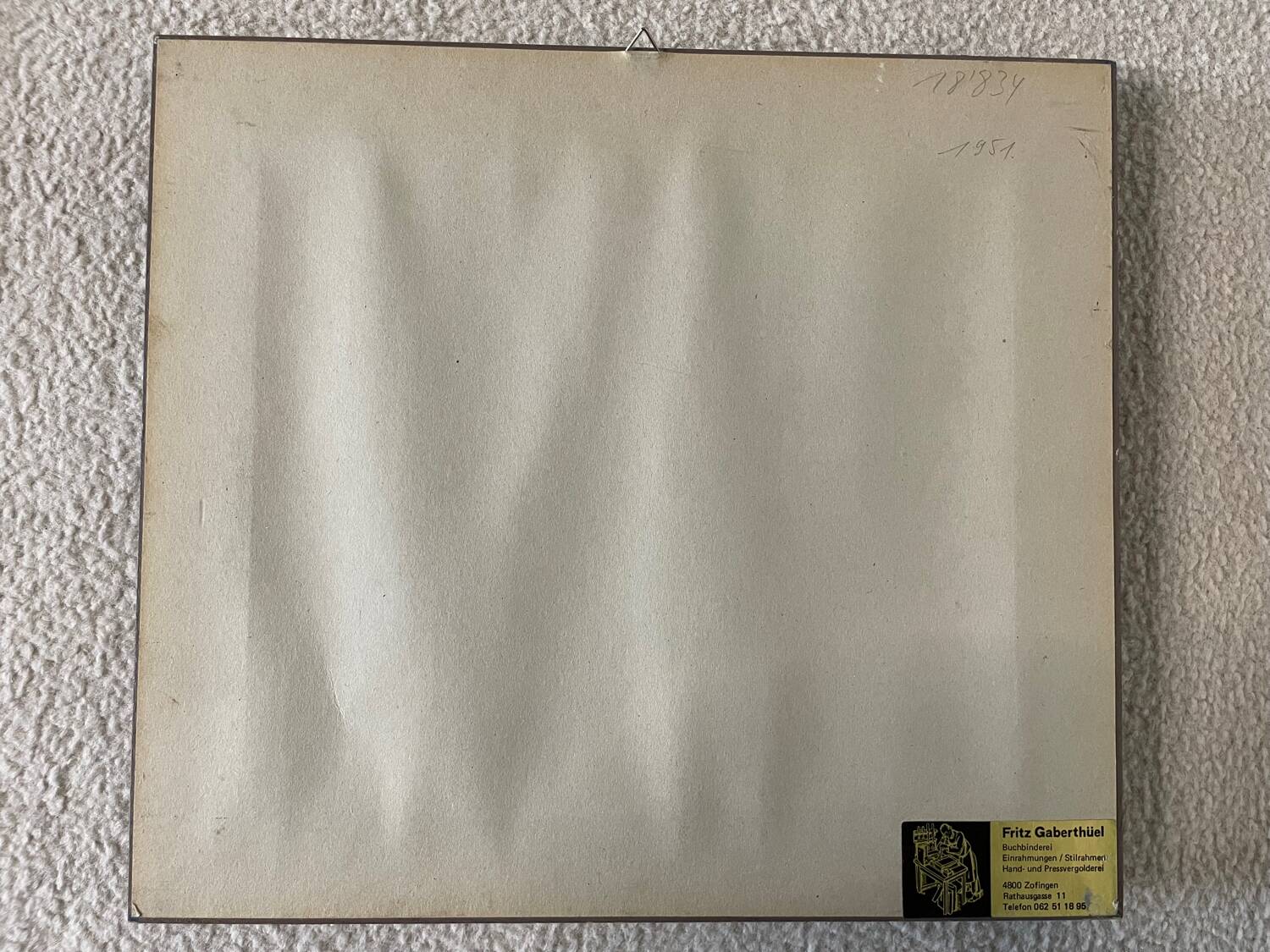 Swiss landscape painting 1951