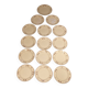 Service 14 plates 1 ceramic dish from St Amand