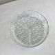 Vintage dish with 3 molded glass compartments