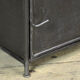 Set of iron bedside tables, 1910s
