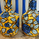 Paire de vases époque art déco a décors émaillé