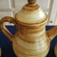 Coffee service 10 people Longchamp ceramic ceramic vintage cracked