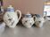 Vintage fine porcelain café/tea service from Japan - Bird decoration