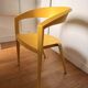 Fauteuil ICZERO1 jaune par Indio Da Costa, design brésilien