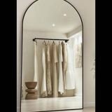 Black arch mirror 180x100 cm