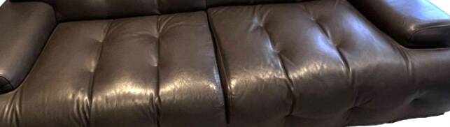 Roche Bobois Blogger Leather Sofa
