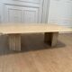 Travertine coffee table, Italy, 1980s