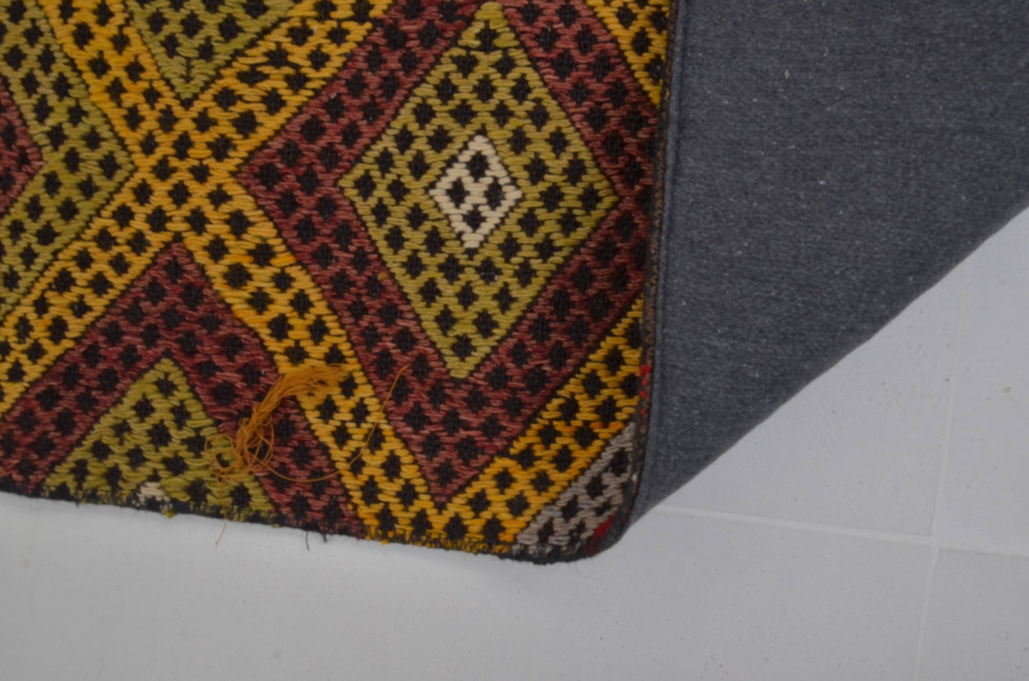 Oushak Geometric Vintage Small Rug sku 3850