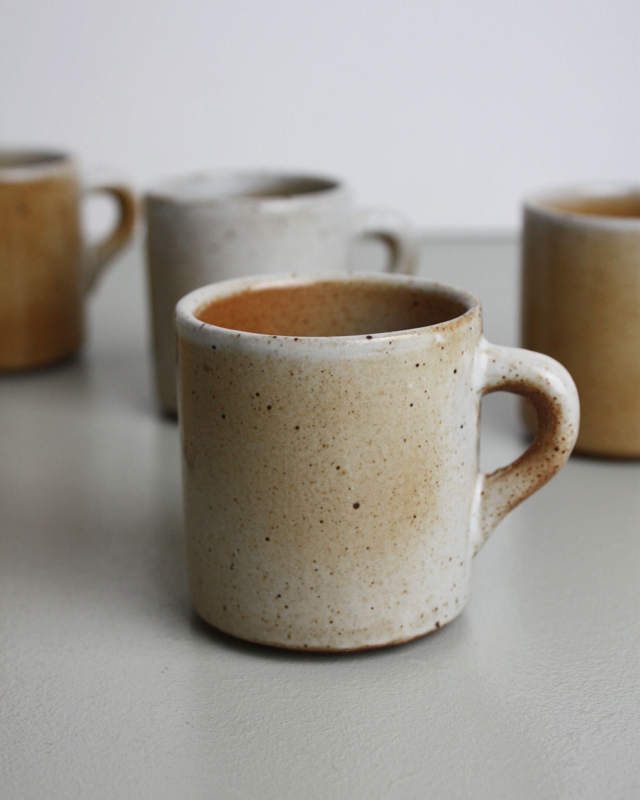 Set of 6 cups Grès du Marais