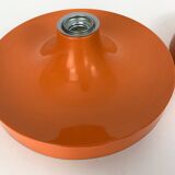 Pair of Space Age Teka wall lights, Germany in aluminum, Flush, Disc, 1960-70