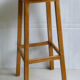 High wooden stool