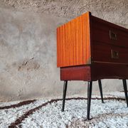 Table de chevet scandinave deux tiroirs