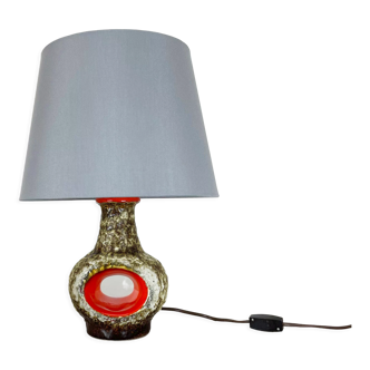 Lampe de table en céramique de lave grasse par Dümler et Breiden, Allemagne, années 1970