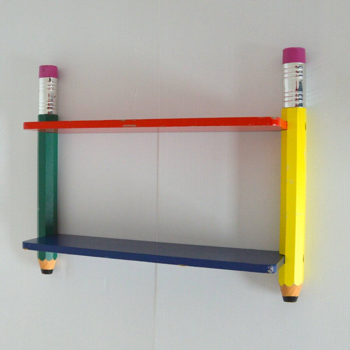 Small pencil wall shelf Pierre Sala clairefontaine collection 1980