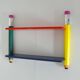 Small pencil wall shelf Pierre Sala clairefontaine collection 1980