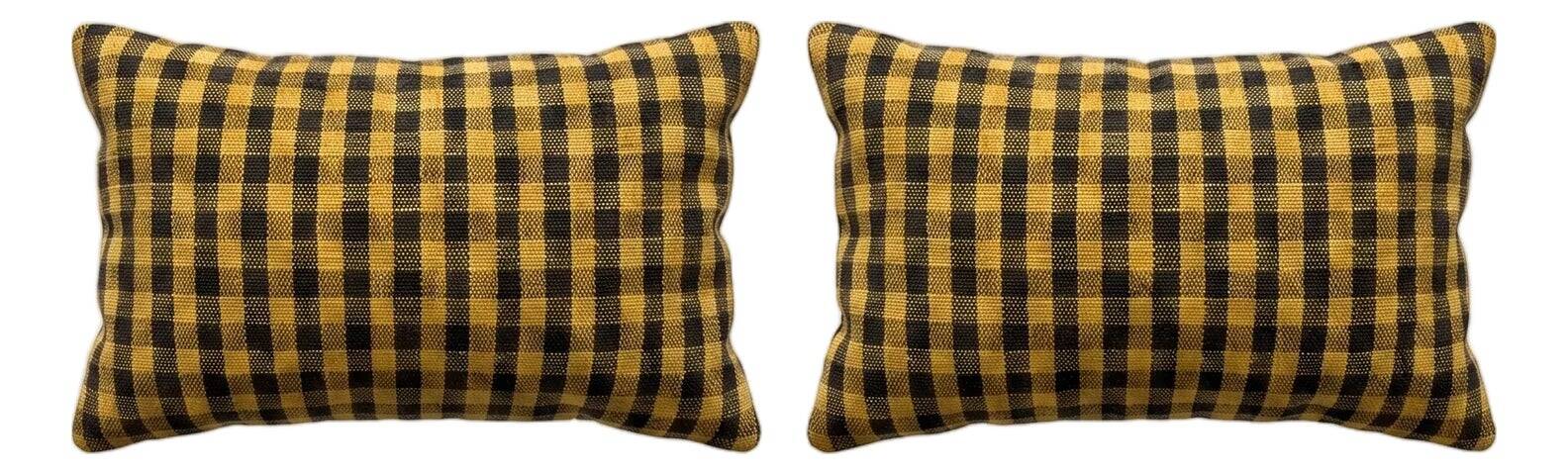 Set of 2 vintage kilim cushion covers 41x61 cm