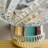 Mid Century clear glass si wall sconce lamp