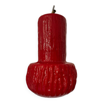 Brutalist glass paste chandelier from the 70s
