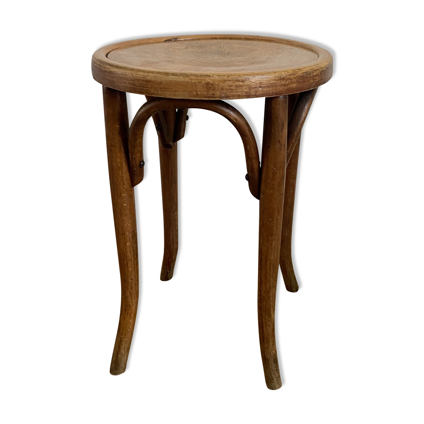 Luterma stool in curved wood early xxth