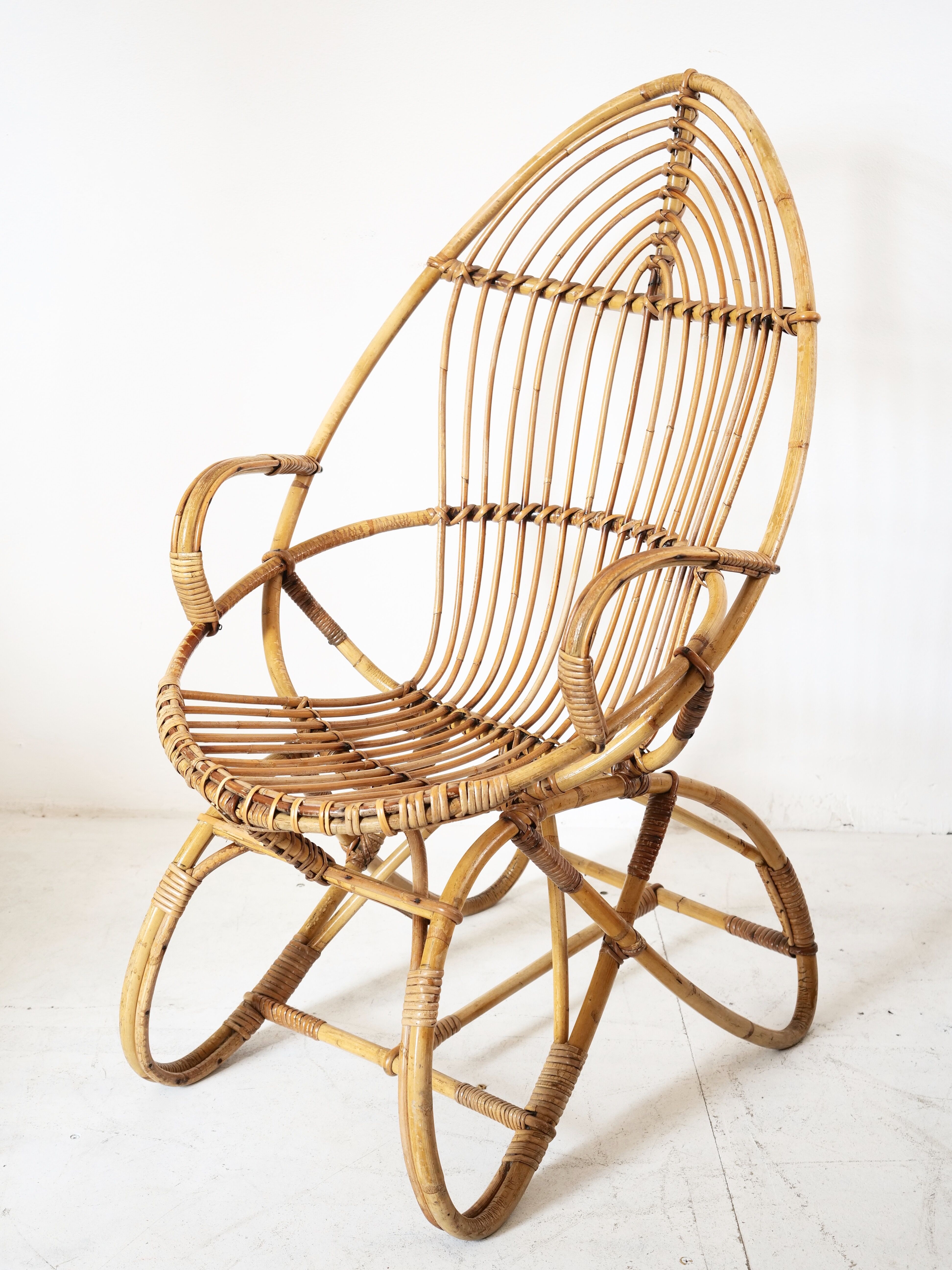 rattan armchair Rohe Noordwolde