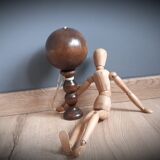 Old solid wood bilboquet