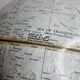 Vintage lunar globe made in u.s.a., 30 cm on base