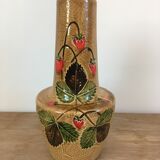 Vintage strawberry vase Le Poet-Laval
