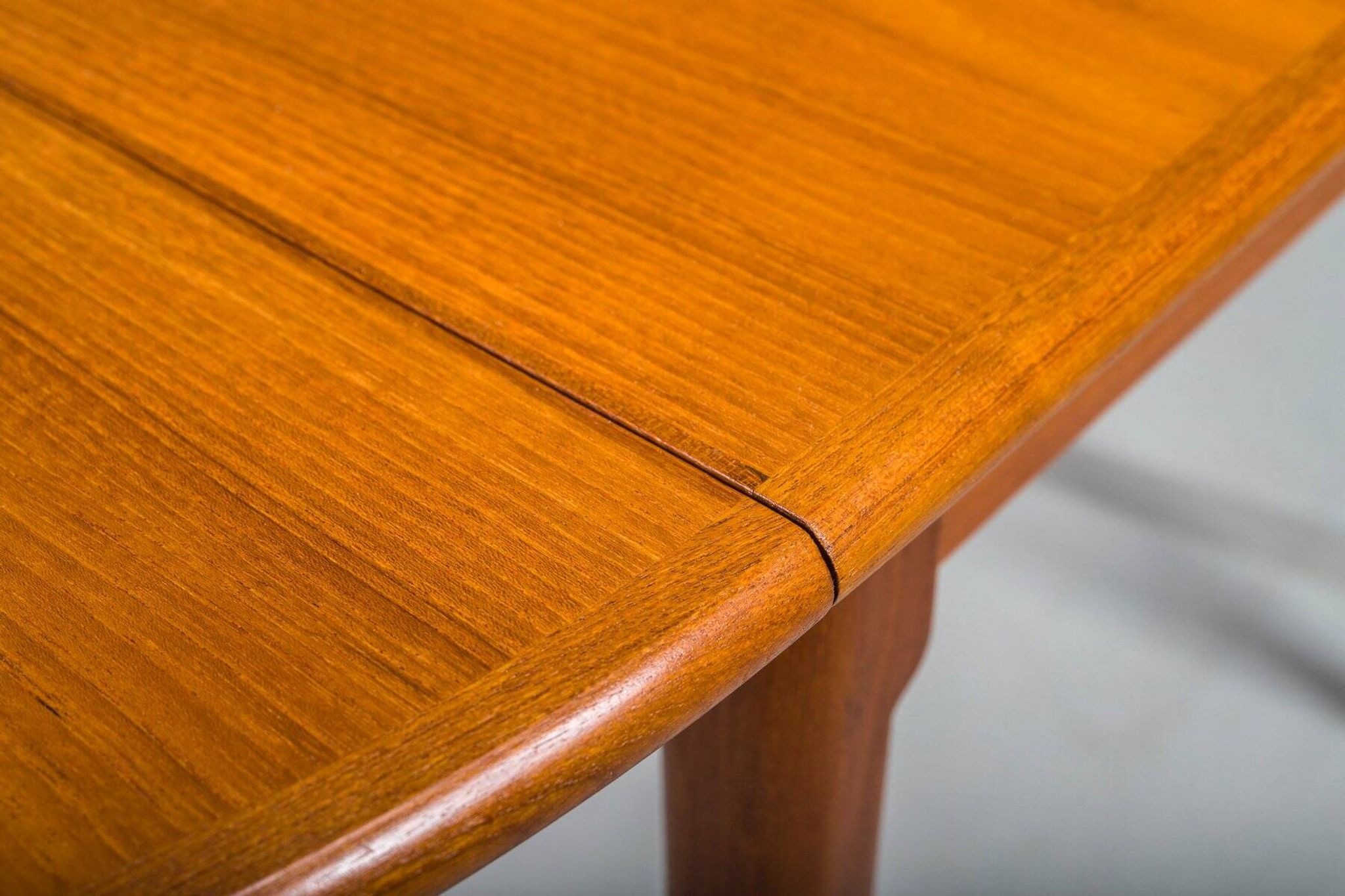 Table pliante danoise en teck moderne du milieu du siècle, années 1960