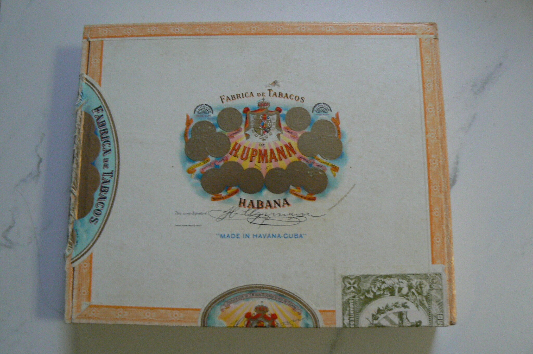 Empty cigar boxes from CUBA (set of 6 boxes)
