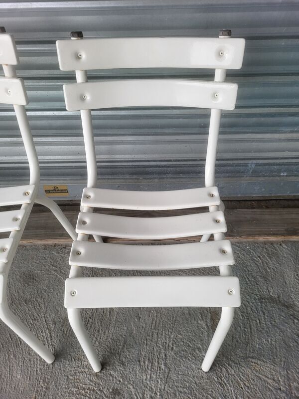 Salon de jardin bistrot vintage en fer