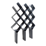 Honeycomb metal wall shelf