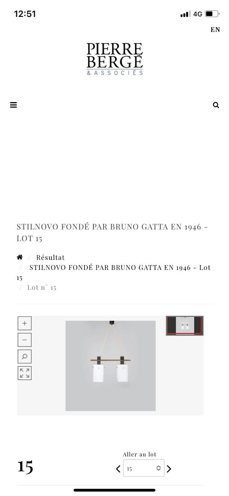 1960s Italian Stilnovo ceiling pendant with opaline glass shades and brass details