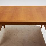Restored Oak Dining Table by Kai Winding for Slagelse Møbelværk, 1960s(MK10434)