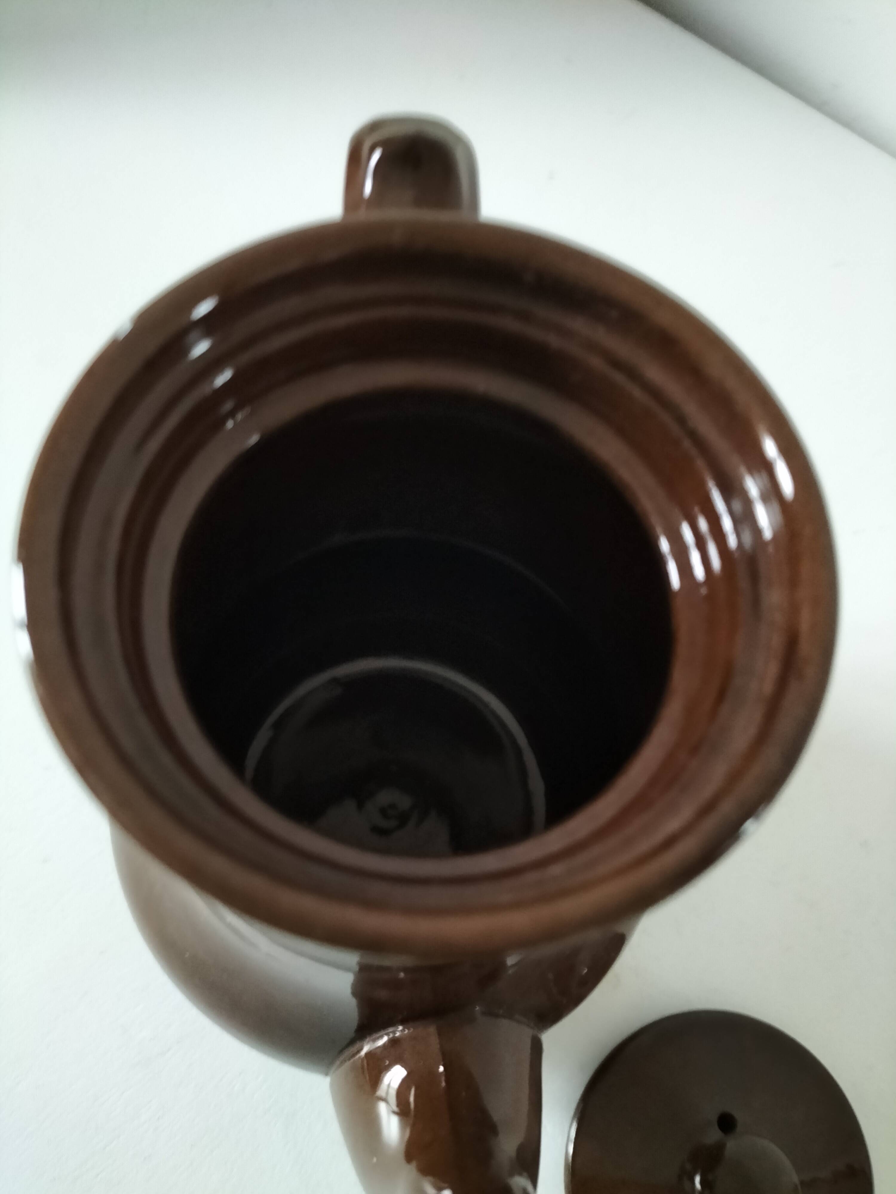 Vintage Sadler Glazed Ceramic Coffee Pot – 1960s/70s