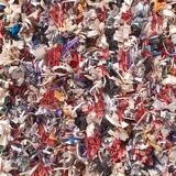 Carpet long boucherouite faded colours 85 x 210 cm