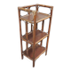 Old Small Rattan Shelf 3 Levels