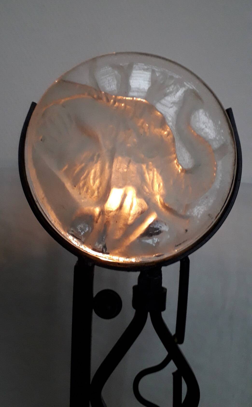 Elephant candle holder sculpture