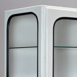 Glass & Iron Medical Cabinet, 1970s