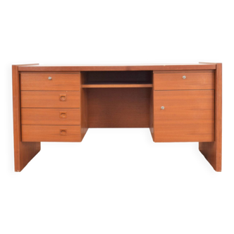 Mid-Century Danish Teak Desk, 1980s.