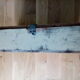 Industrial style wooden transport crate or chest