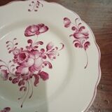 Handmade and painted plate