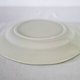 6 vintage Badonviller earthenware flat plates