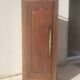 Vintage Louis Philippe style bonnetière wardrobe from the 1800s in cherry wood.