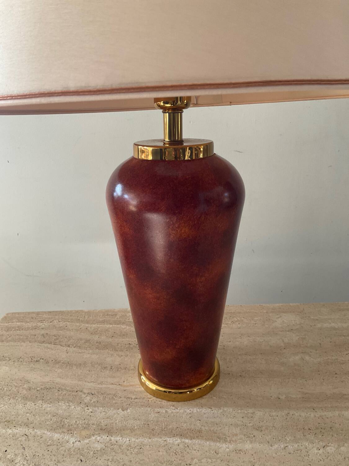 Vintage ceramic lamp from the 70s-80s