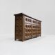 Spanish Brutalist Sideboard solid wood