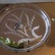Etched glass top
