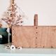 Antique wooden tool box