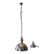 Suspension en nickel, style industriel.