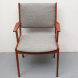 1960s danish armchair teak, Johannes Andersen for Uldum